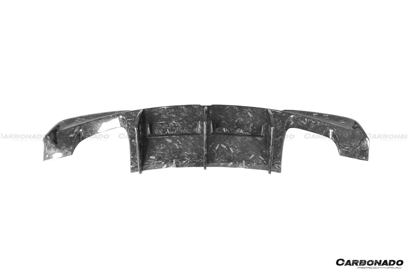 2008-2013 BMW E82 E88 1M RZ Style Carbon FIber Rear Lip - Carbonado Aero
