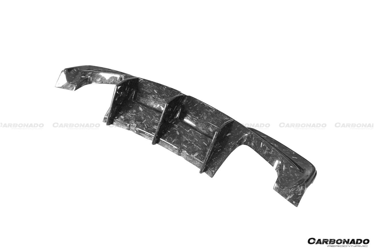 2008-2013 BMW E82 E88 1M RZ Style Carbon FIber Rear Lip - Carbonado Aero