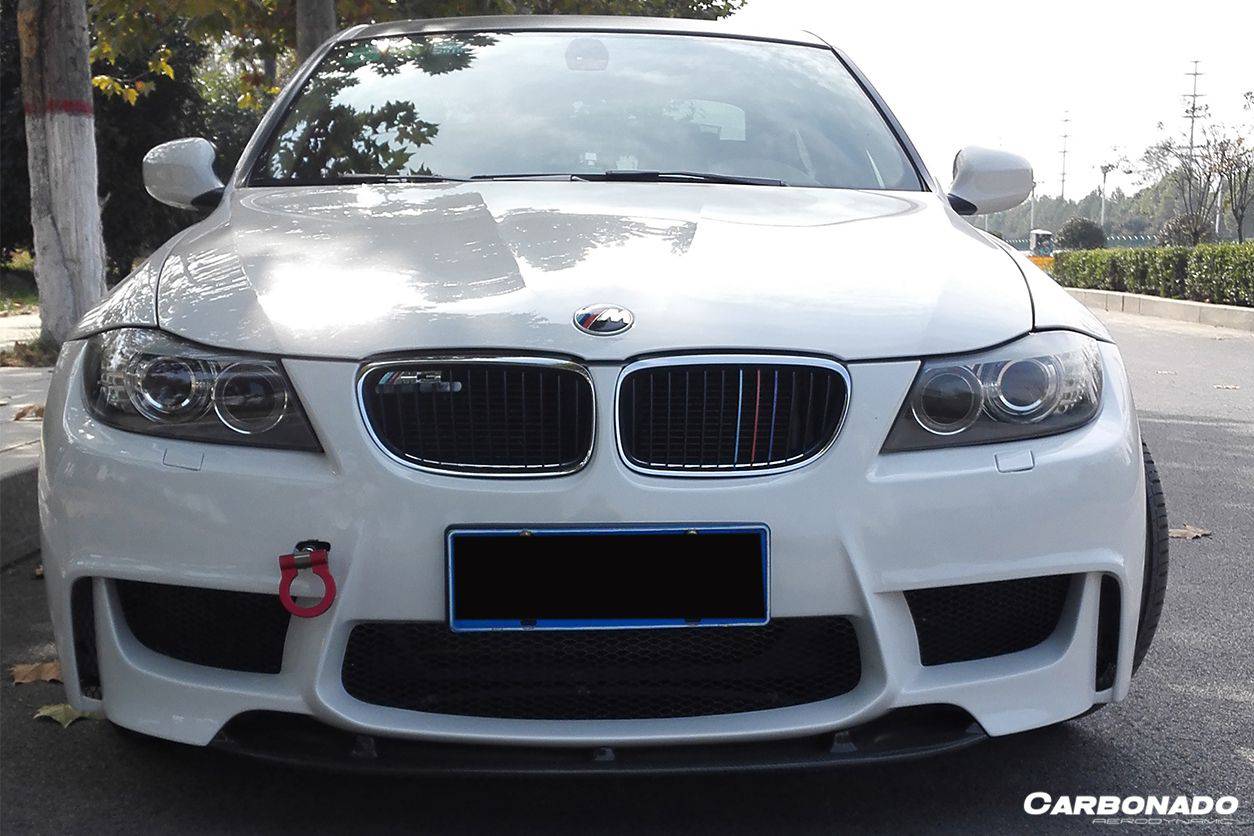 2008-2012 BMW 3 Series E90 1M Style Front Bumper with Lip - Carbonado