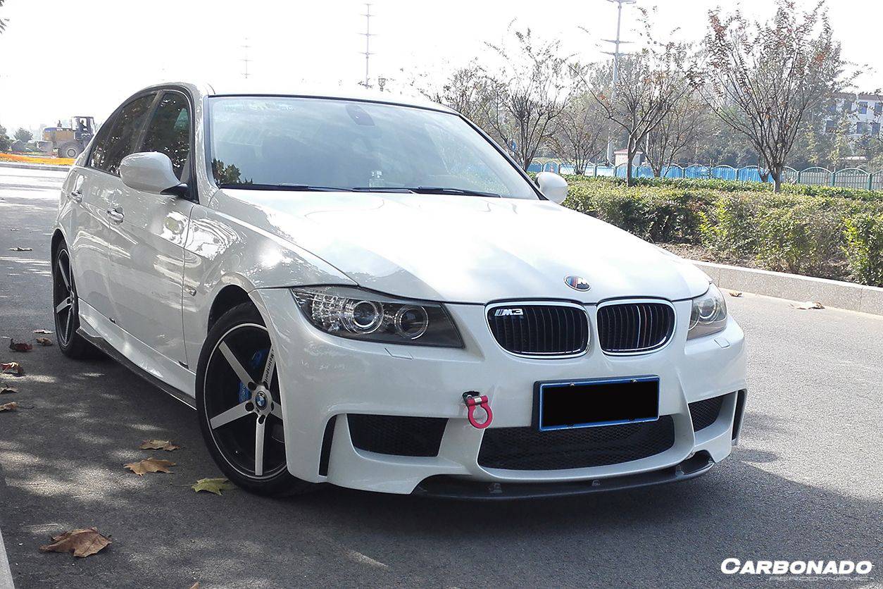 2008-2012 BMW 3 Series E90 1M Style Front Bumper with Lip - Carbonado
