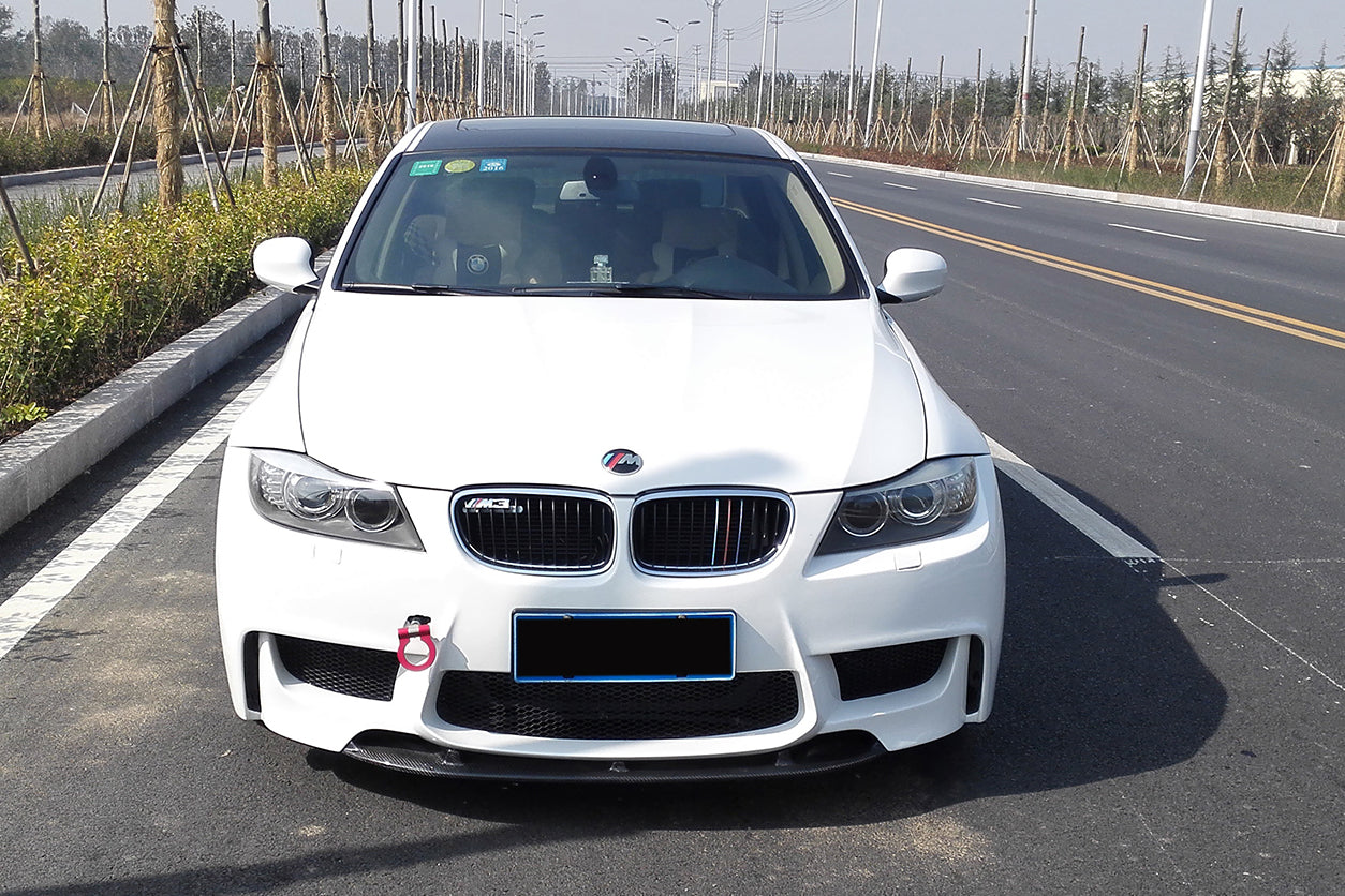 2008-2012 BMW 3 Series E90 LCI 1M Style Front Bumper with Lip Splitter - DarwinPRO Aerodynamics