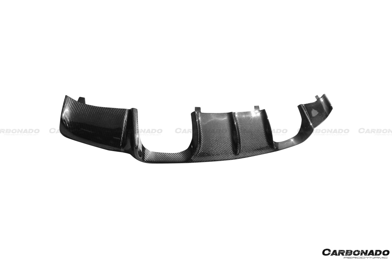 2008-2012 BMW M3 E92/E93 VA Style Carbon Fiber Rear Diffuser with Lip - Carbonado