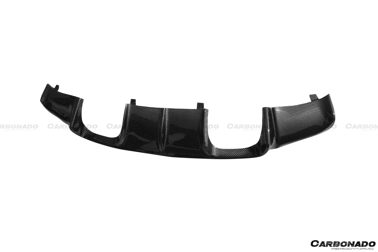 2008-2012 BMW M3 E92/E93 VA Style Carbon Fiber Rear Diffuser with Lip - Carbonado