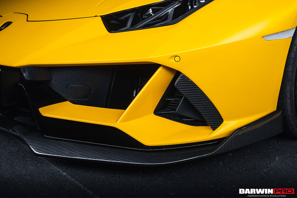 2019-2022 Lamborghini Huracan EVO 4WD OD Style Dry Carbon Front Lip - DarwinPRO Aerodynamics