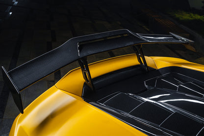 2019-2023 Lamborghini Huracan EVO OD Style Dry Carbon Trunk Spoiler Wing - DarwinPRO Aerodynamics