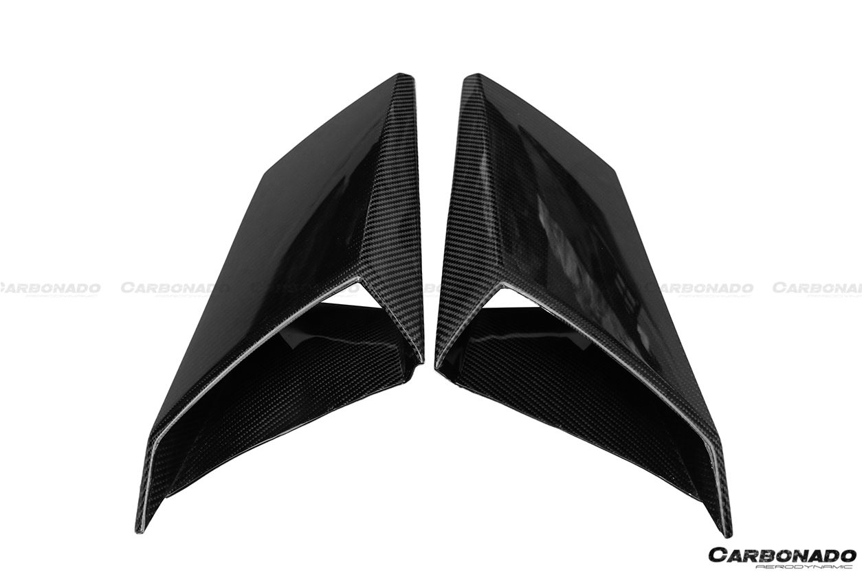 2011-2016 Lamborghini Aventador LP700 Coupe OEM Style Carbon Fiber Engine Air Intakes - Carbonado Aero
