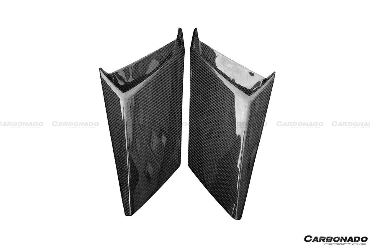 2011-2016 Lamborghini Aventador LP700 Coupe OEM Style Carbon Fiber Engine Air Intakes - Carbonado Aero