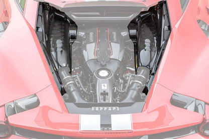 2015-2023 Ferrari 488 GTB & Pista & F8 Dry Carbon Fiber Engine Bay Panels With Heat Protection - Carbonado
