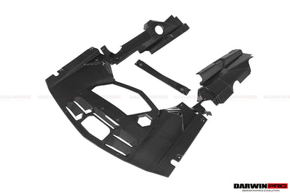 2013-2016 Lamborghini Aventador LP700 Roadster Carbon Fiber Engine Bay Panels Repalcement - DarwinPRO Aerodynamics