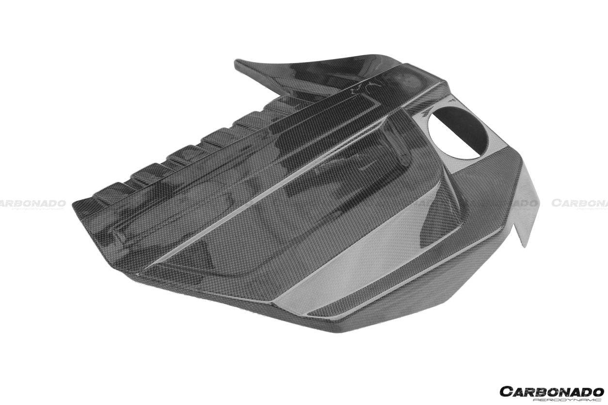 2010-2013 BMW 5 Series F07 OEM Style Carbon Fiber Engine Cover - Carbonado