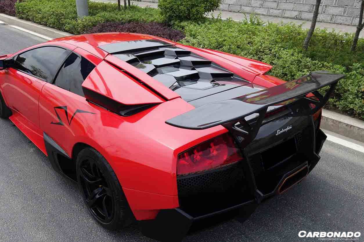2001-2010 Lamborghini Murcielago LP640 & LP670 SV Style carbon Fiber Engine Trunk - Carbonado