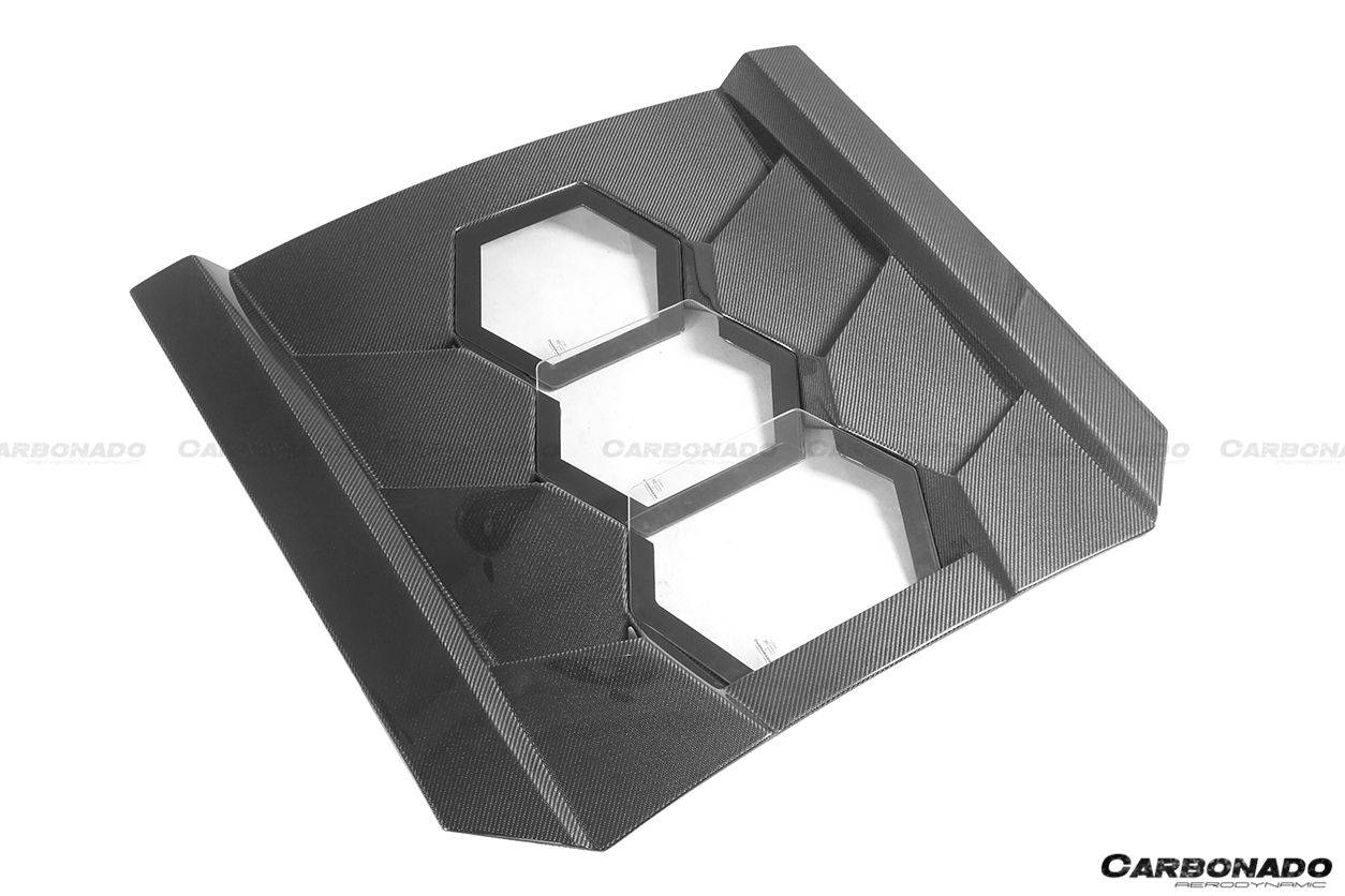 2001-2010 Lamborghini Murcielago LP640 LP670 SV Style carbon Fiber Engine Trunk - Carbonado Aero