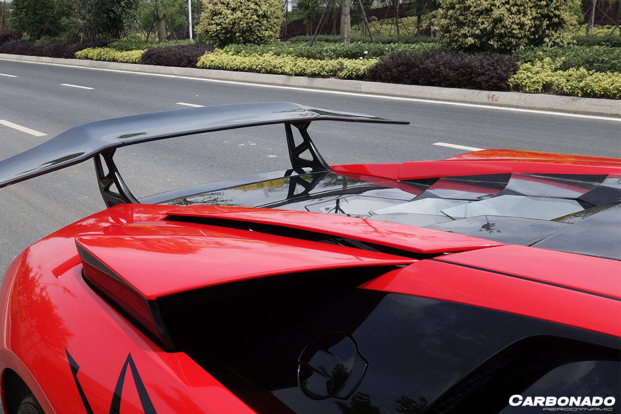 2001-2010 Lamborghini Murcielago LP640 & LP670 SV Style carbon Fiber Engine Trunk - Carbonado