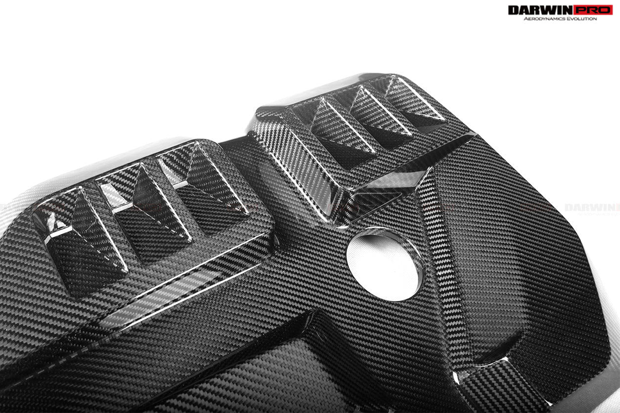 2021-UP BMW M3 G80 M4 G82/G83 DRY Carbon Fiber Engine Cover - DarwinPRO Aerodynamics