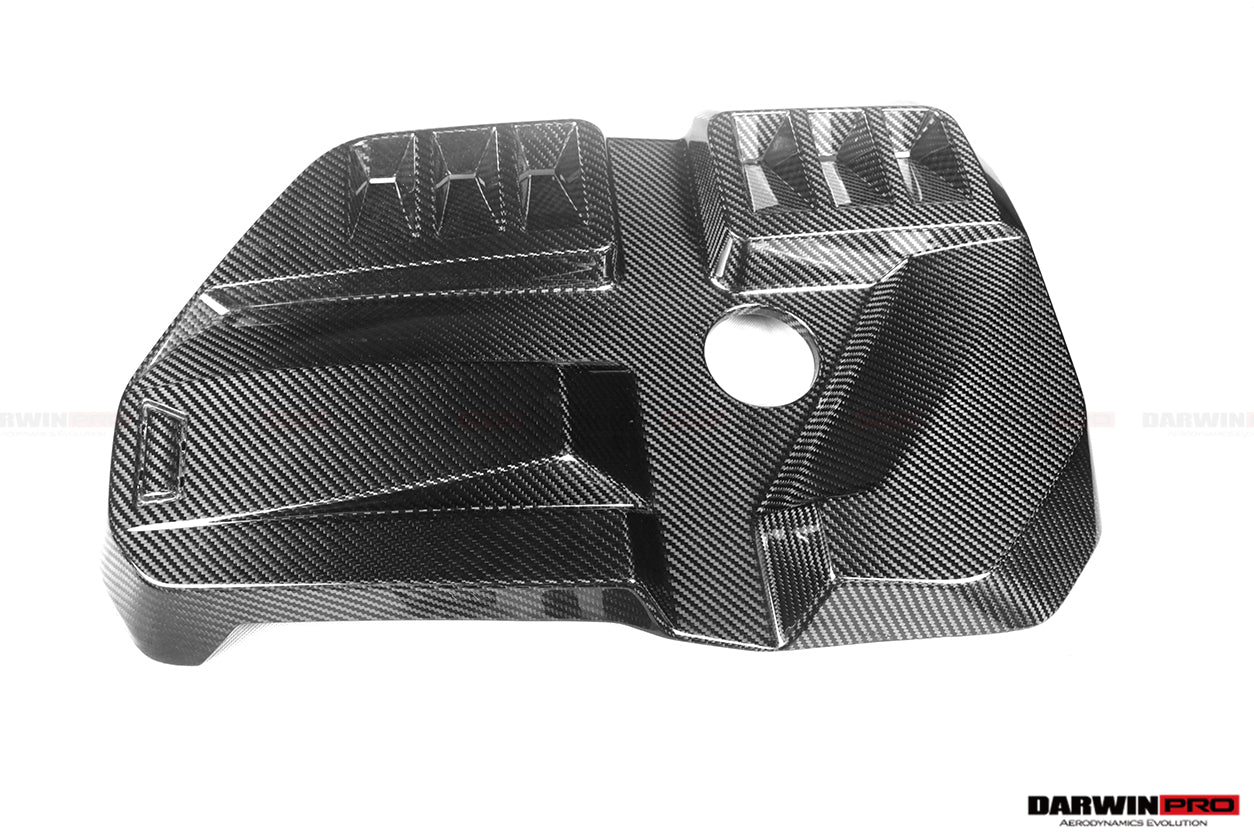 2021-UP BMW M3 G80 M4 G82/G83 DRY Carbon Fiber Engine Cover - DarwinPRO Aerodynamics