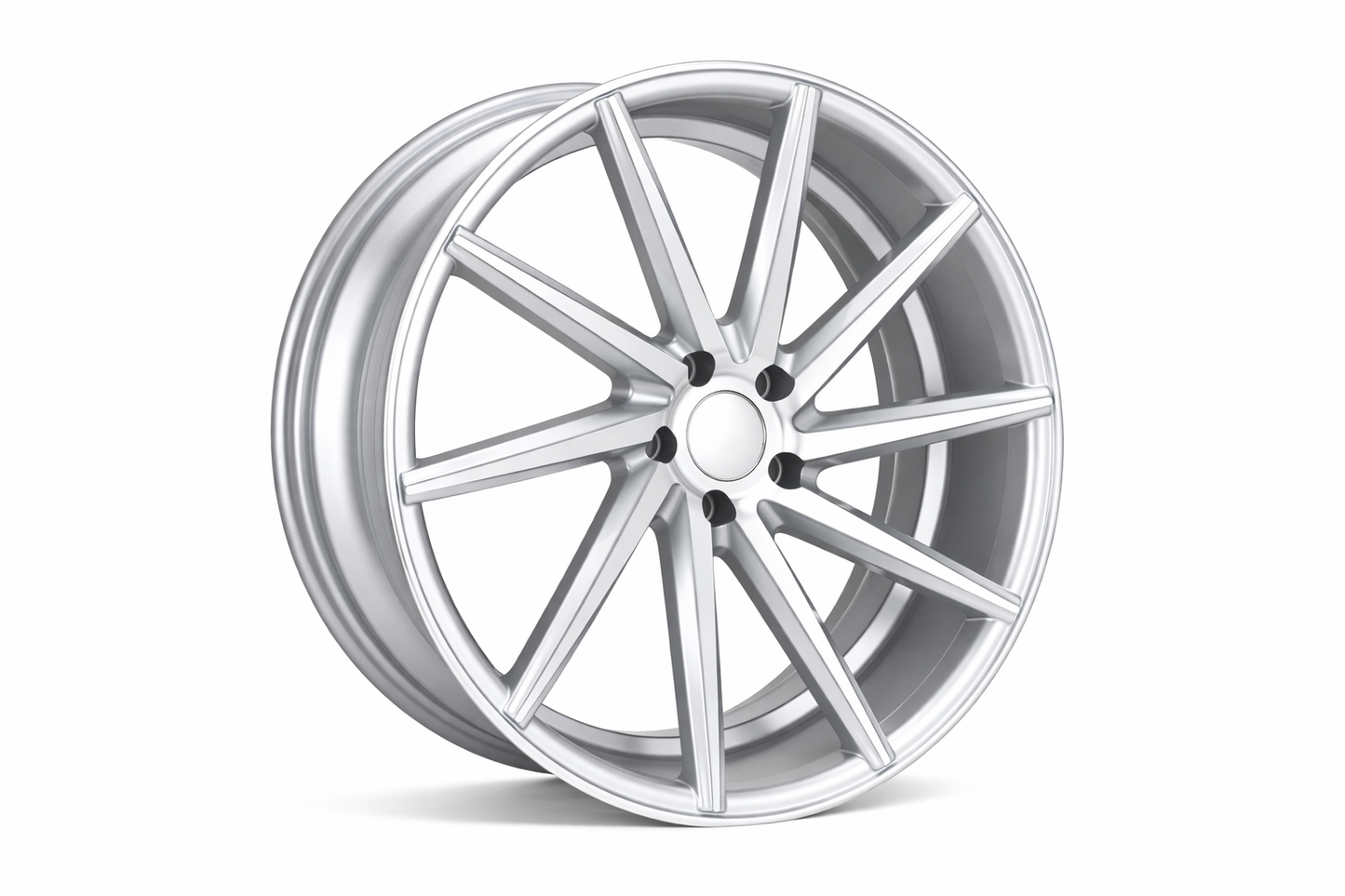 E013 Silver Machined Face 20x10 ET35 5x114.3 – (Square Set of 4)