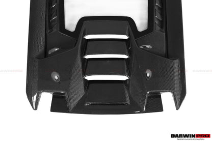 2015-2020 Lamborghini Huracan LP610/LP580 Performante Style Carbon Trunk Spoiler and Engine Hood - DarwinPRO Aerodynamics