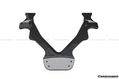 2015-2020 Ferrari 488 Spyder Dry Carbon Fiber Engine Hood With Glass - Carbonado