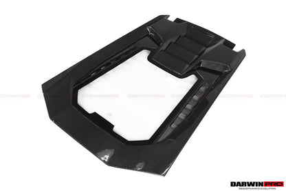 2019-2022 Lamborghini Huracan EVO Coupe Performante Style Carbon Trunk Spoiler and Engine Hood - DarwinPRO Aerodynamics