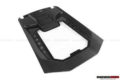 2019-2022 Lamborghini Huracan EVO Coupe Performante Style Carbon Trunk Spoiler and Engine Hood - DarwinPRO Aerodynamics