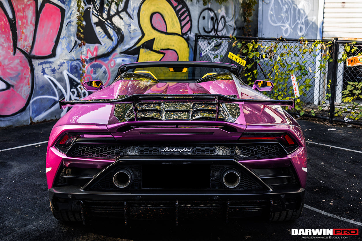 2019-2022 Lamborghini Huracan EVO OD Style Dry Carbon Rear Diffuser - DarwinPRO Aerodynamics