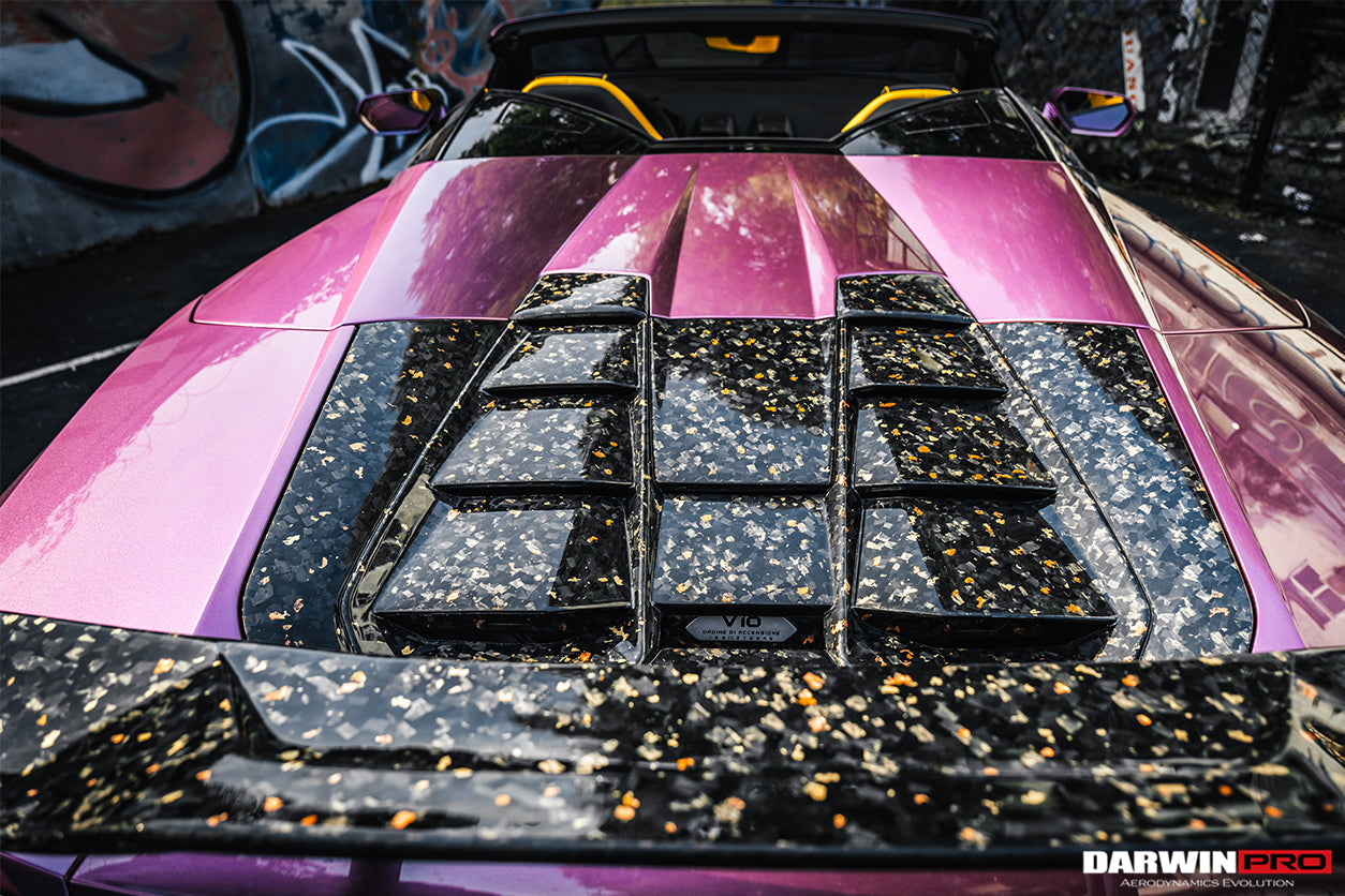 2019-2022 Lamborghini Huracan EVO Spyder OD Style Dry Carbon Engine Trunk - DarwinPRO Aerodynamics