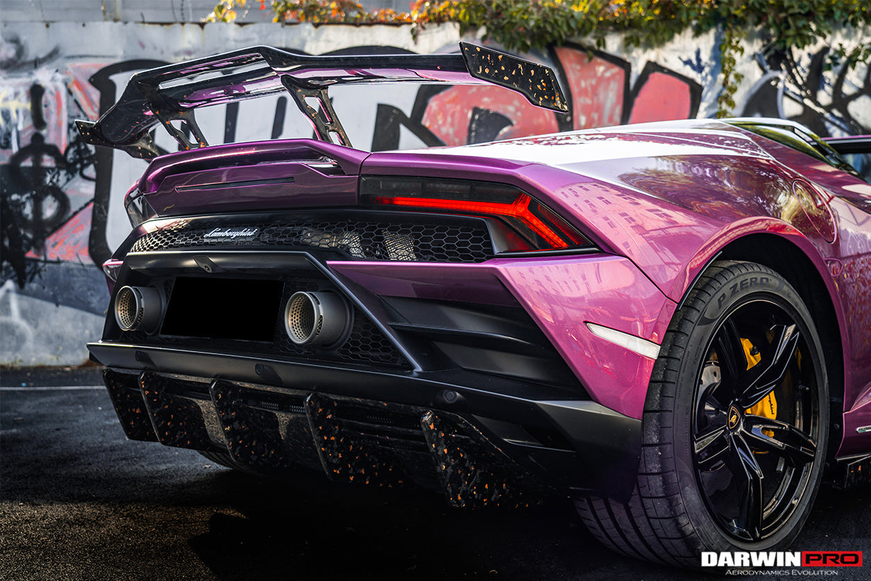 2019-2022 Lamborghini Huracan EVO OD Style Dry Carbon Trunk Spoiler - DarwinPRO Aerodynamics