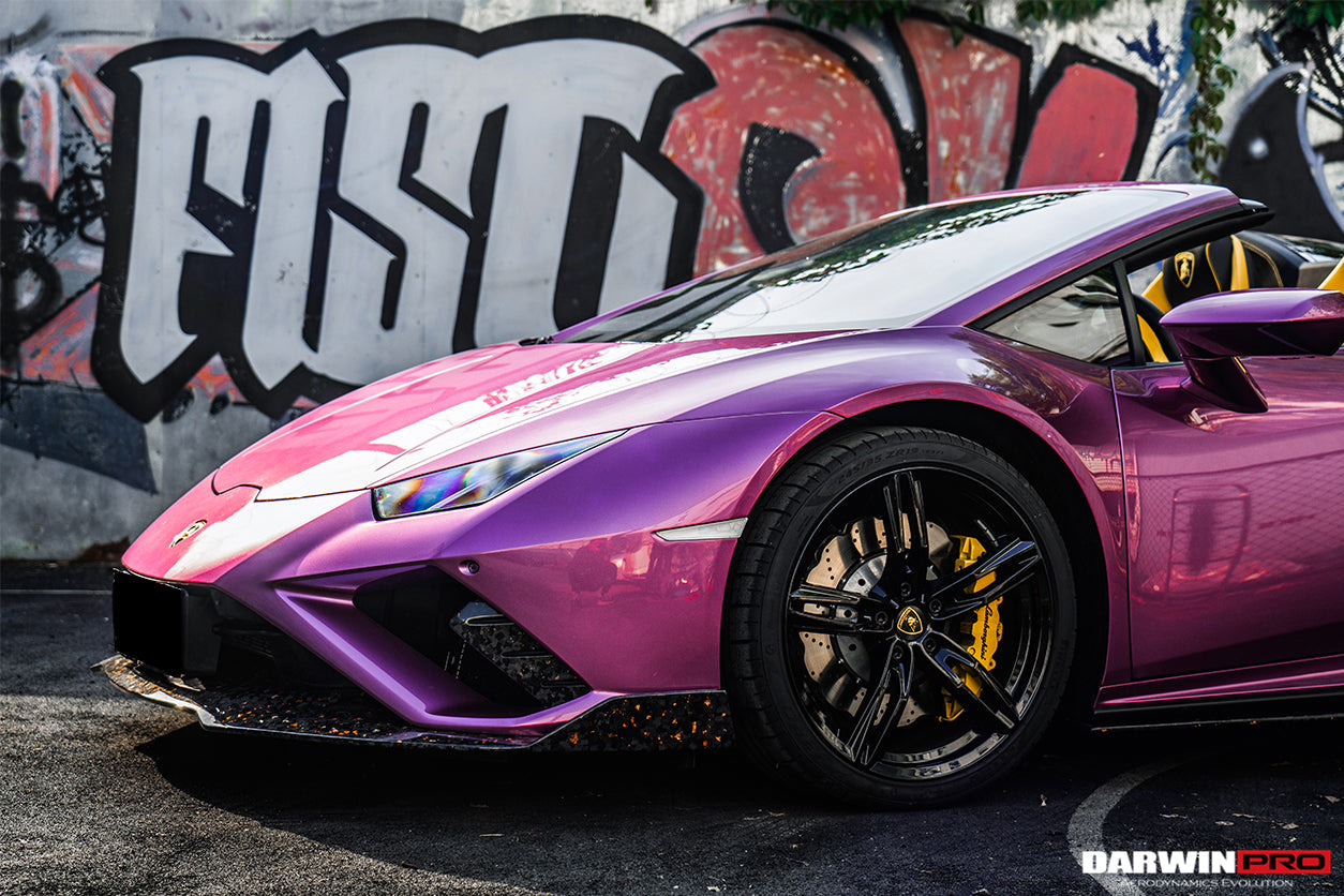 2019-2022 Lamborghini Huracan EVO RWD OD Style Carbon Fiber Front Lip - DarwinPRO Aerodynamics