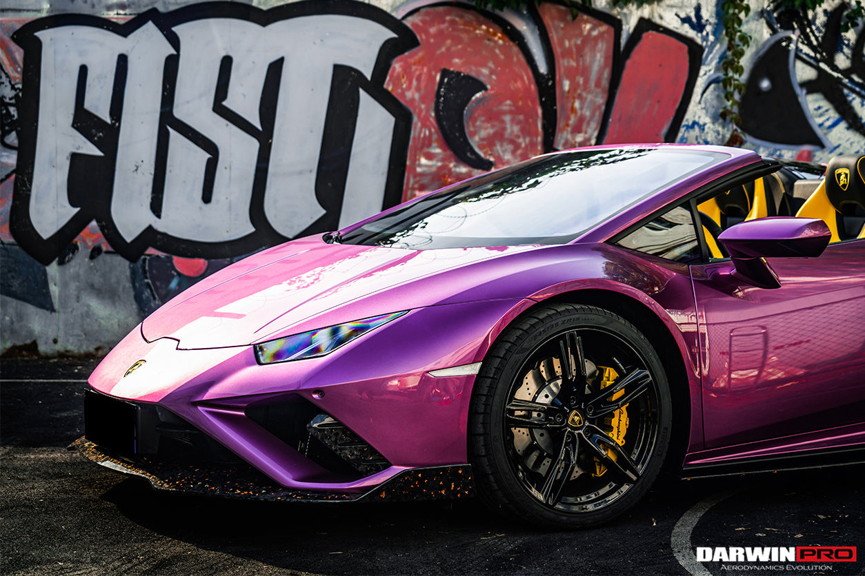 2019-2022 Lamborghini Huracan EVO RWD OD Style Carbon Fiber Front Lip - DarwinPRO Aerodynamics