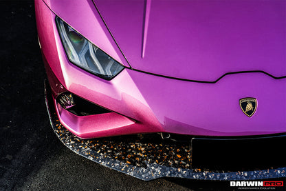 2019-2022 Lamborghini Huracan EVO RWD OD Style Carbon Fiber Front Lip - DarwinPRO Aerodynamics