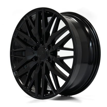 AXE WHEELS EX30 Sprinter GLOSS BLACK 20x8.5 ET45 6x130 (Square Set of 4)