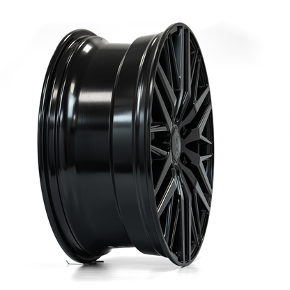 AXE WHEELS EX30 Sprinter GLOSS BLACK 20x8.5 ET45 6x130 (Square Set of 4)