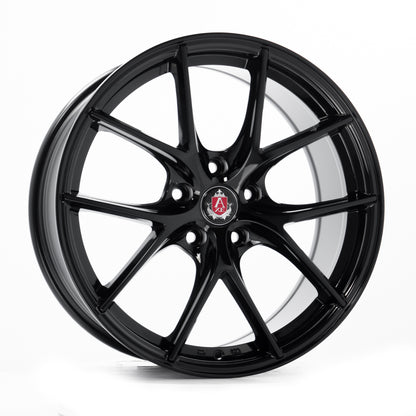 AXE WHEELS EX34 GLOSS BLACK 20x8.5 ET25 5x120 (Square Set of 4)