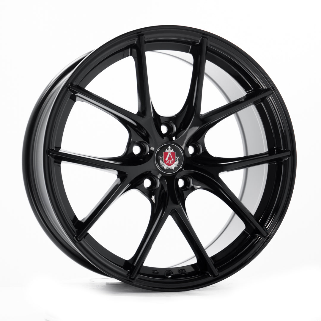 AXE WHEELS EX34 GLOSS BLACK 20x8.5 ET25 5x114 (Square Set of 4)