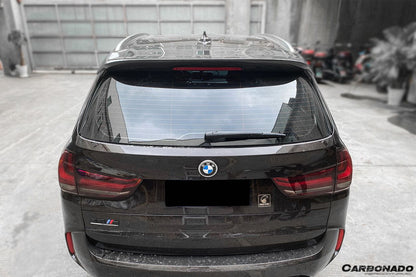 2014-2018 BMW X5 F15 VS Style Carbon Fiber Roof Spoiler - Carbonado Aero