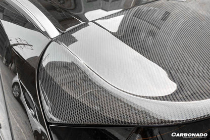 2014-2018 BMW X5 F15 VS Style Carbon Fiber Roof Spoiler - Carbonado Aero