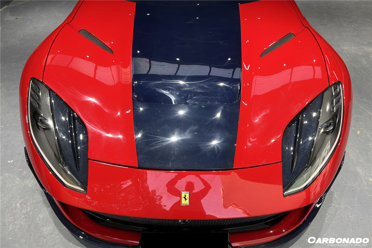 2018-UP Ferrari 812 Superfast /GTS MSY Style Hood - Carbonado