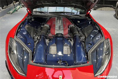 2018-UP Ferrari 812 Superfast /GTS OE Style Engine Bay Panels - Carbonado