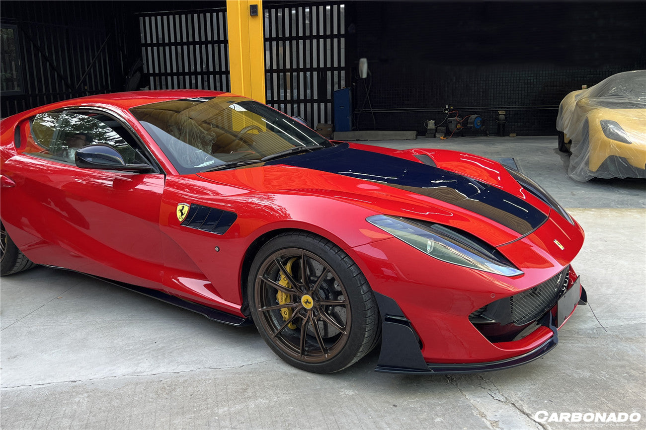 2018-UP Ferrari 812 Superfast /GTS MSY Style Mirror Housing - Carbonado