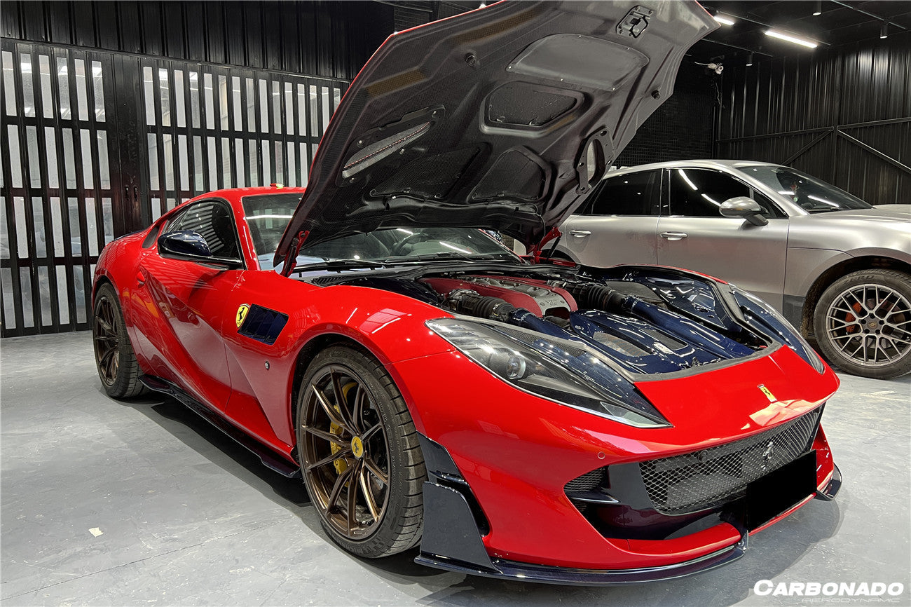 2018-UP Ferrari 812 Superfast /GTS MSY Style Hood - Carbonado