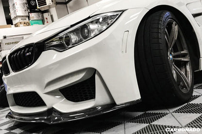 2014-2020 BMW M3 F80 M4 F82 VRS Style Carbon Fiber Front Lip - Carbonado Aero