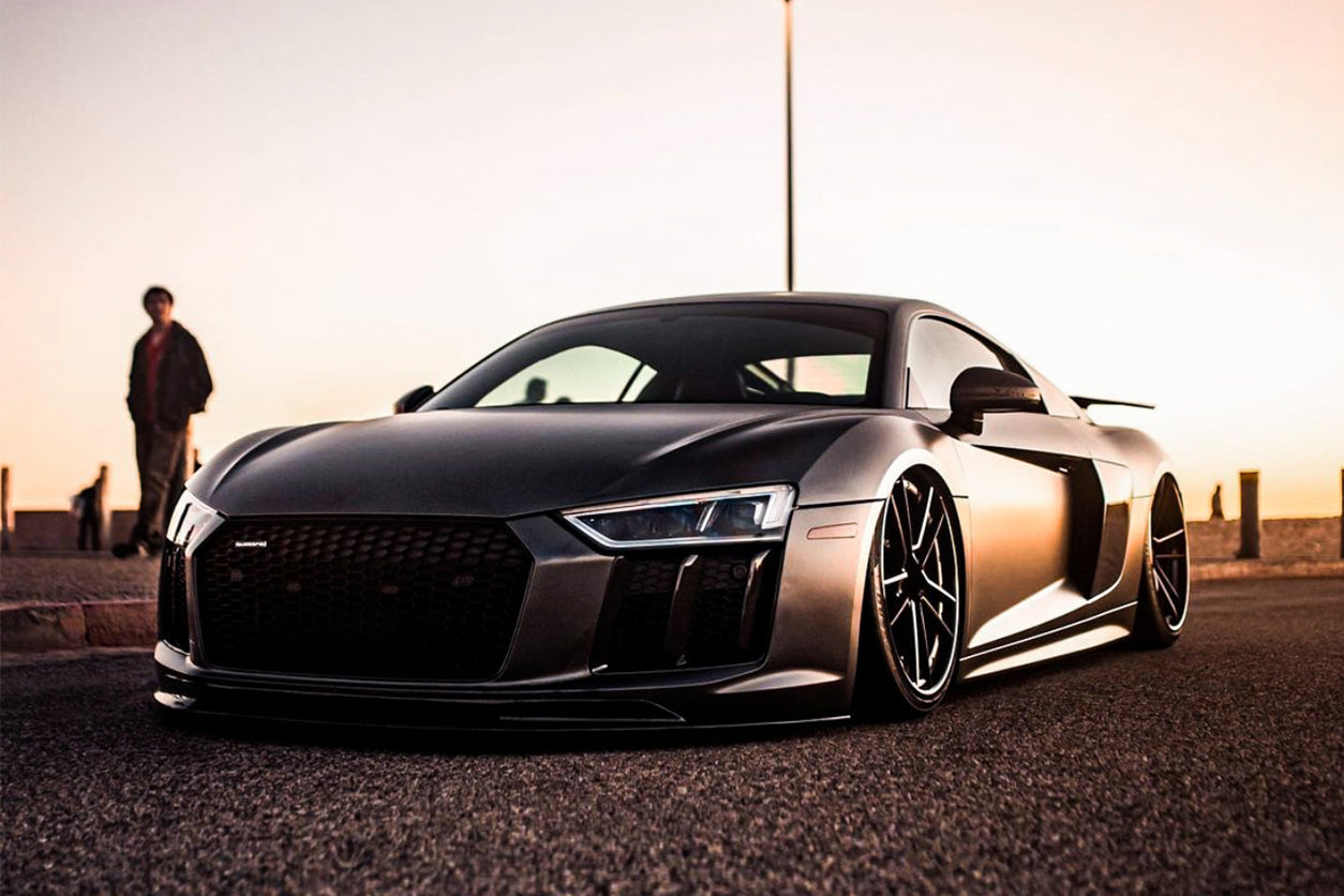 2016-2019 Audi R8 VRS Style Carbon Fiber Front Lip - Carbonado