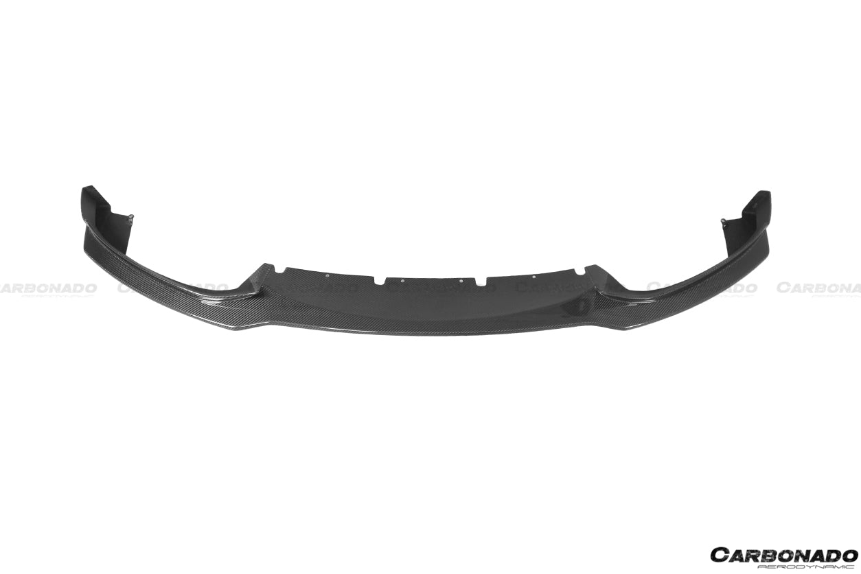 2017-2019 BMW 5 Series G30 G38 M-TECH ECC Style Carbon Fiber Front Lip - Carbonado