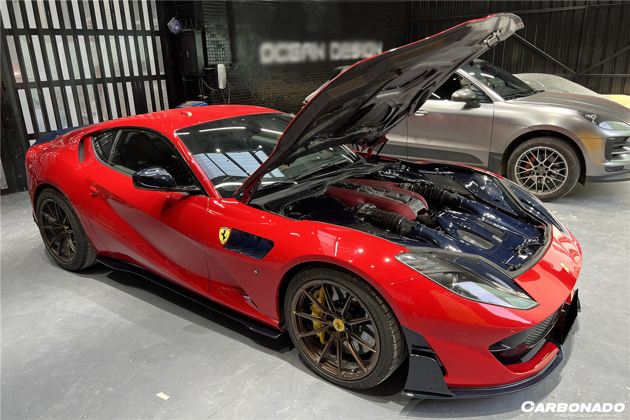 2018-UP Ferrari 812 Superfast /GTS MSY Style Mirror Housing - Carbonado