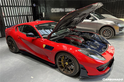 2018-UP Ferrari 812 Superfast /GTS MSY Style Mirror Housing - Carbonado