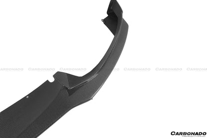 2017-2019 BMW 5 Series G30 G38 M-TECH ECC Style Carbon Fiber Front Lip - Carbonado