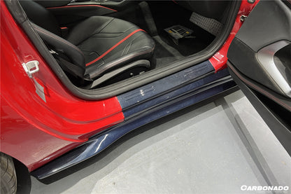 2018-UP Ferrari 812 Superfast /GTS MSY Style Side Skirts - Carbonado