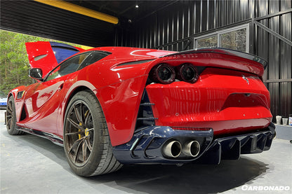 2018-UP Ferrari 812 Superfast /GTS MSY Style Side Skirts - Carbonado