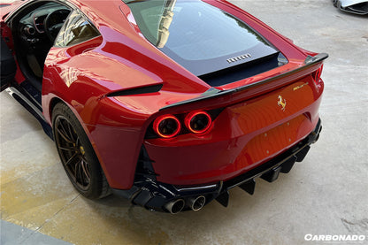 2018-UP Ferrari 812 Superfast /GTS OE Style Rear Bonnet Lower Insert - Carbonado