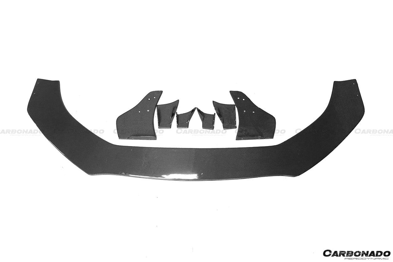 2013-2016 Audi S3 A3 Sline Sedan BKSS Style Carbon Fiber Front Lip&amp;Front Lip Under Board - Carbonado Aero